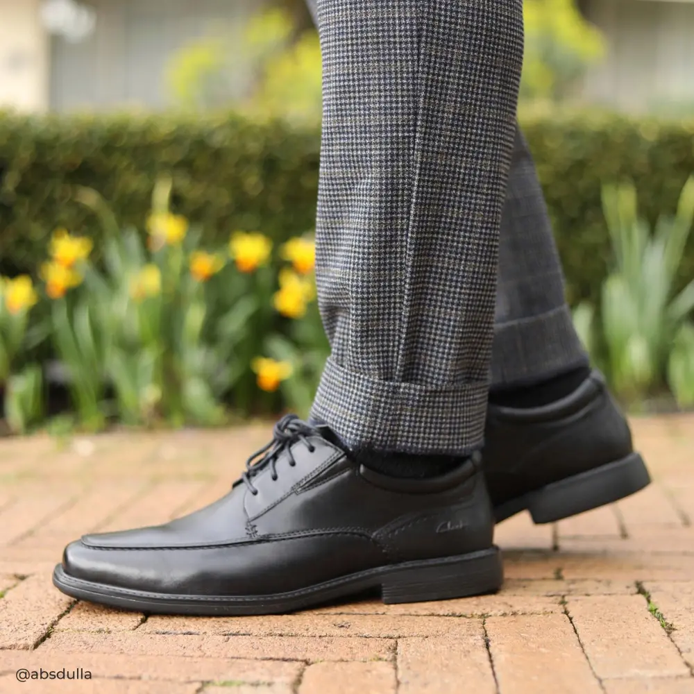 Clarks Herren Dresslite Ace Oxford-Schuhe aus schwarzem Leder online