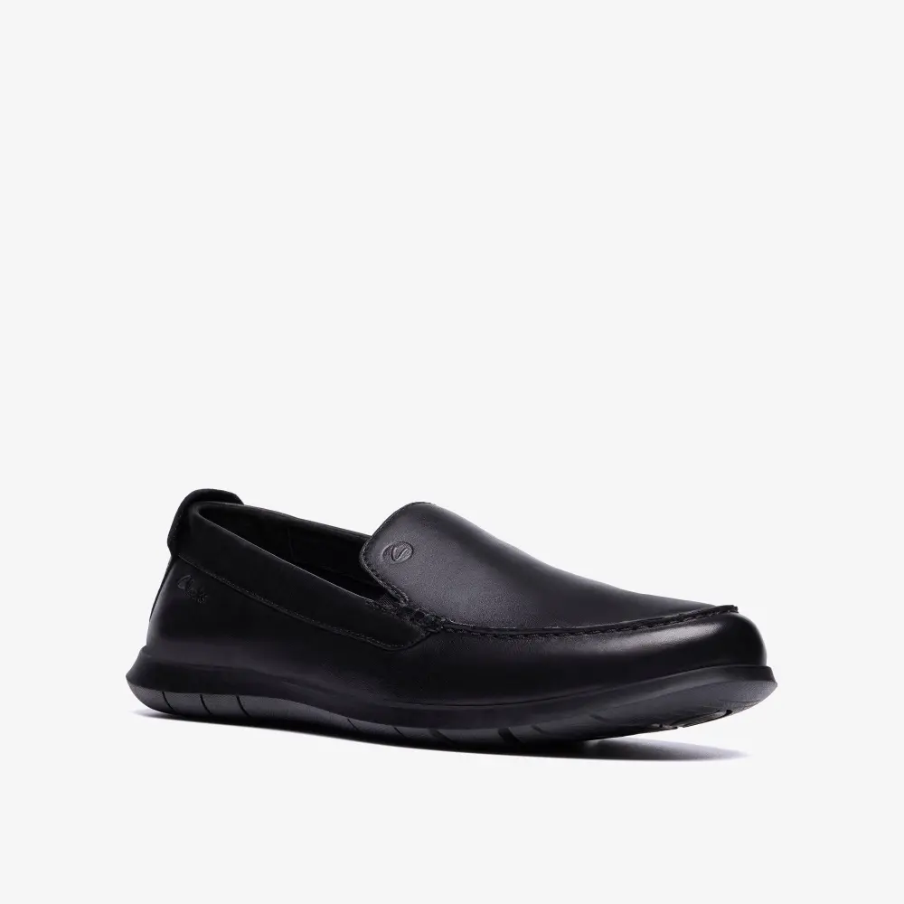 Flexway Step Herren-Loafer, schwarz, glatt online