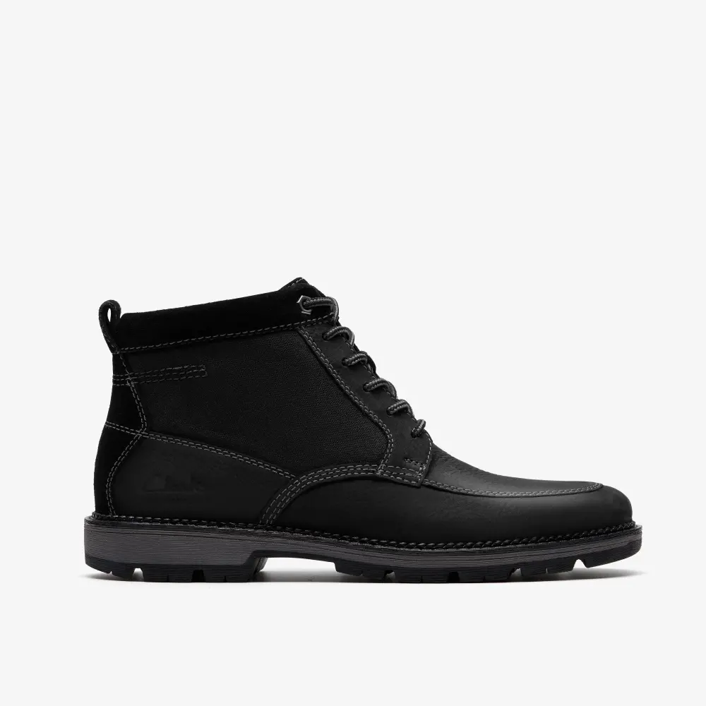 Herren-Ankle-Boots aus schwarzem Leder, Modell Maplewalk Rise online