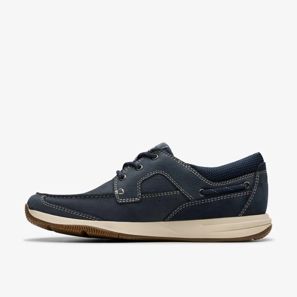 Herren Sailview Lace Navy Nubuk Bootsschuhe online
