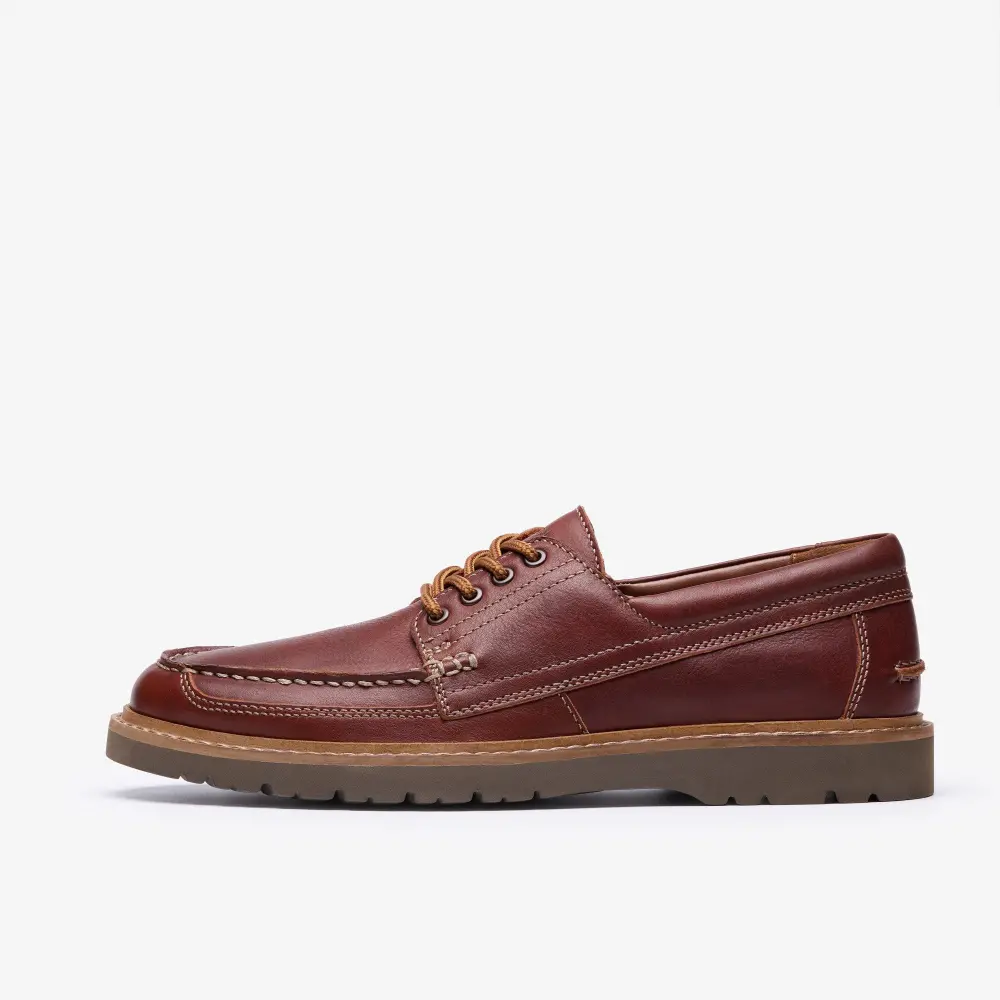 Herren Weltridge Moc Bootsschuh aus dunkelbraunem Leder online