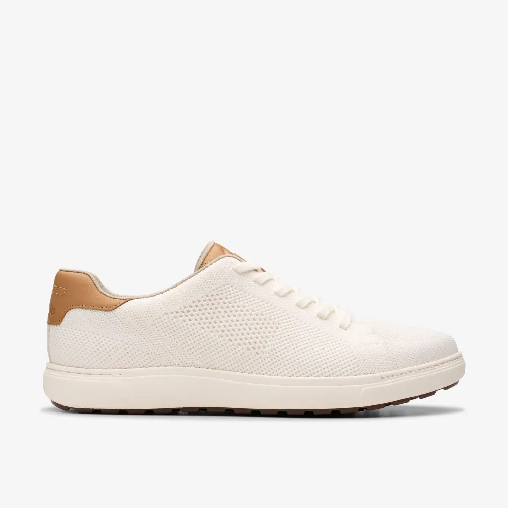 Mapstone Herren-Sneaker mit Schnürung, weiß, Strick online