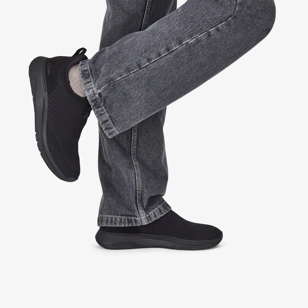 Motion Trek IN Herren-Sneaker aus schwarzem Strick online