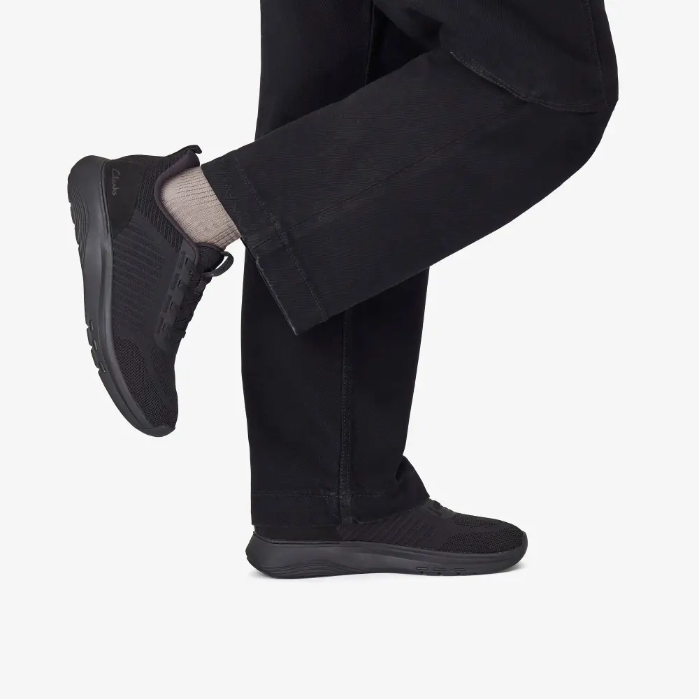 Motion Trek LT Herren-Sneaker aus schwarzem Strick online