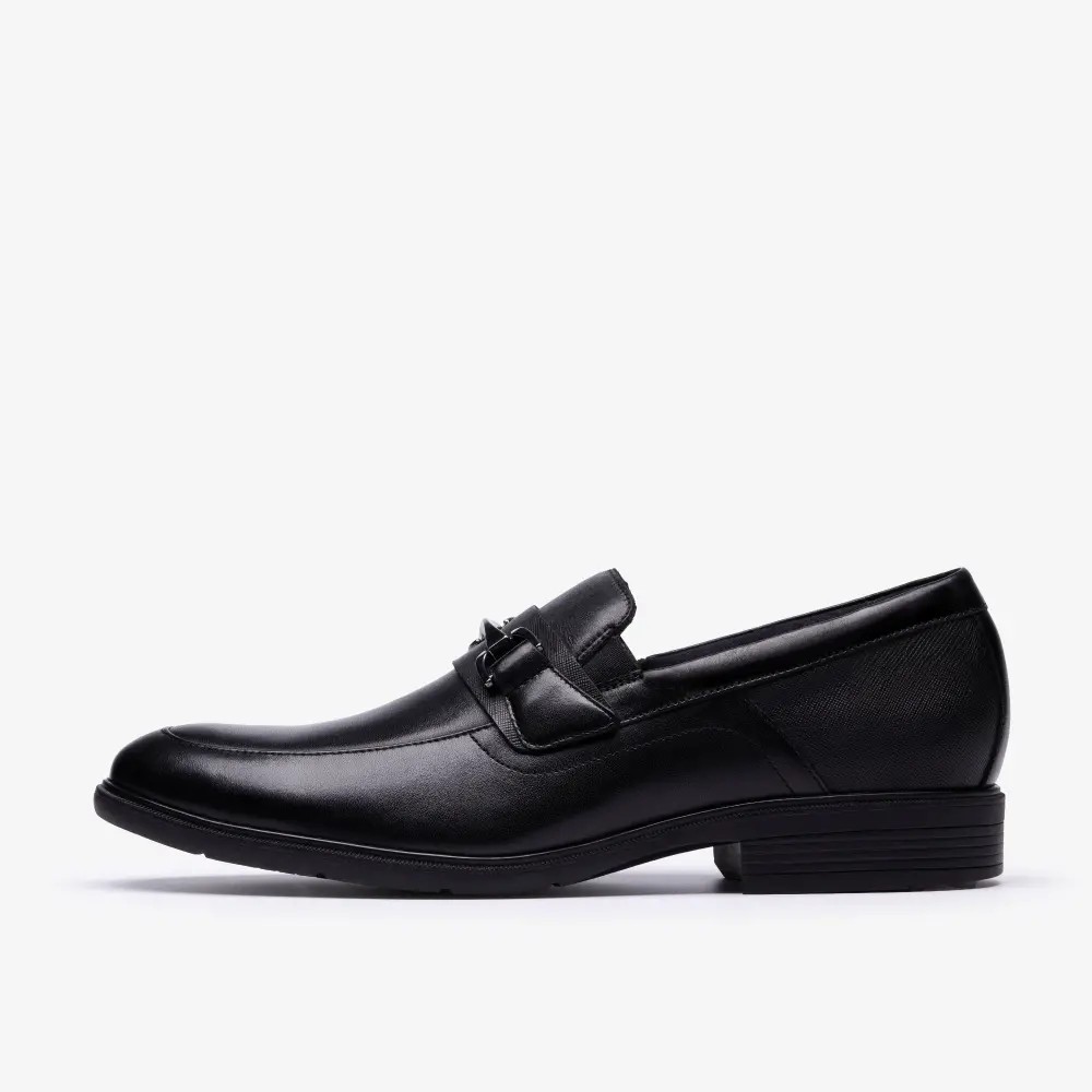 Steadwell Bit Herren-Loafer aus schwarzem Leder online