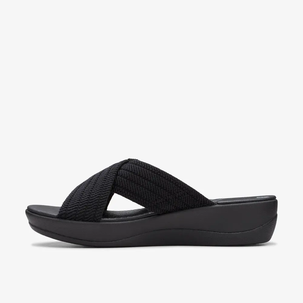 Arla Wave Schwarze Cloudsteppers™ Sandalen für Damen online