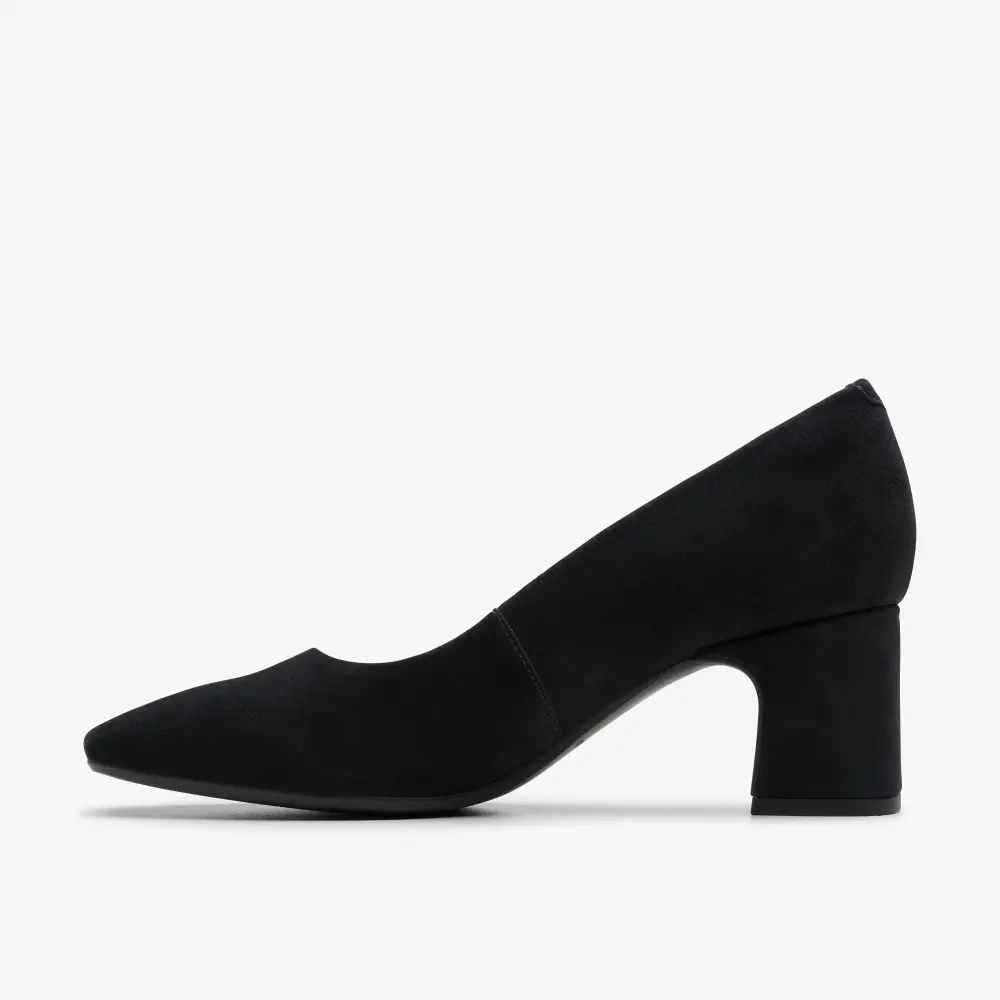 Damen Fernie Court Schwarze Wildleder-Pumps online