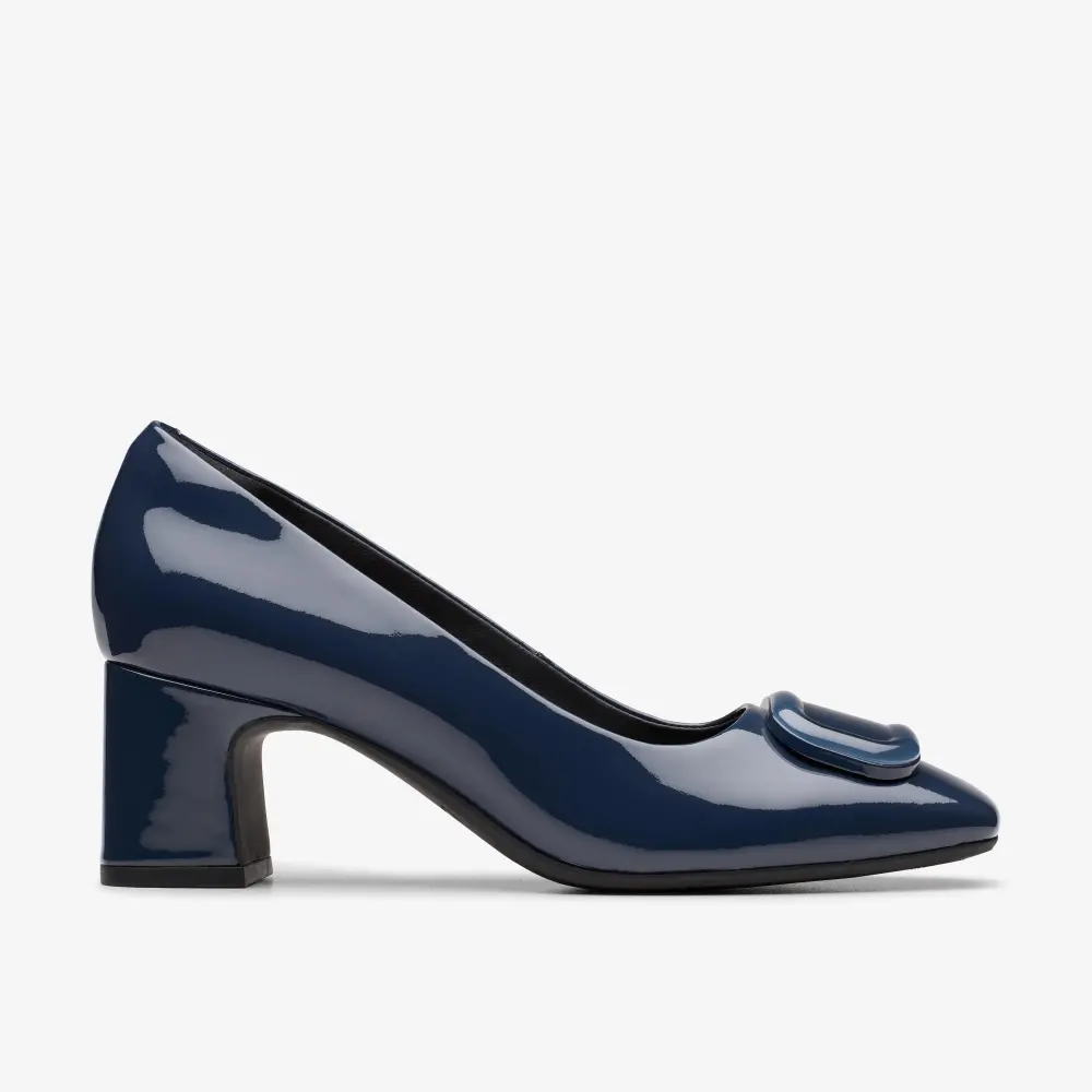 Damen Fernie Trim Navy Lackpumps online