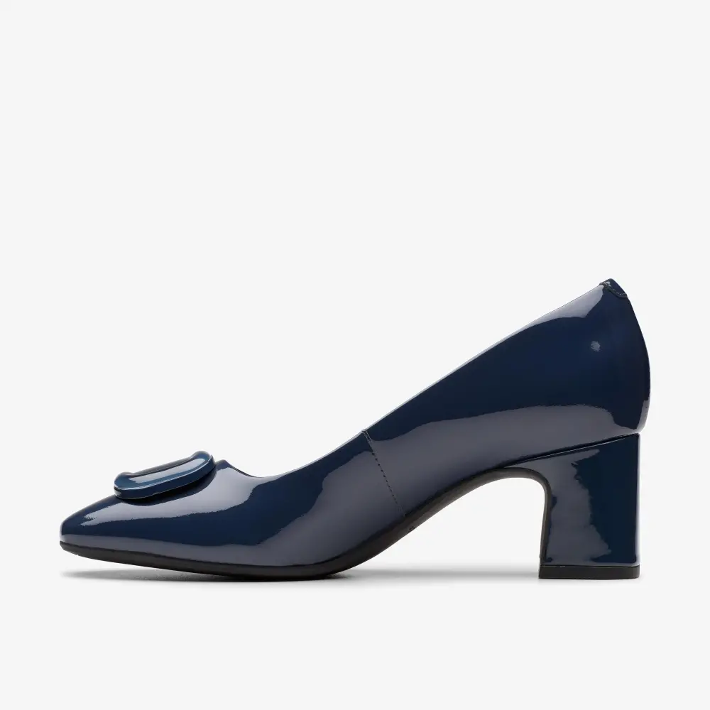 Damen Fernie Trim Navy Lackpumps online