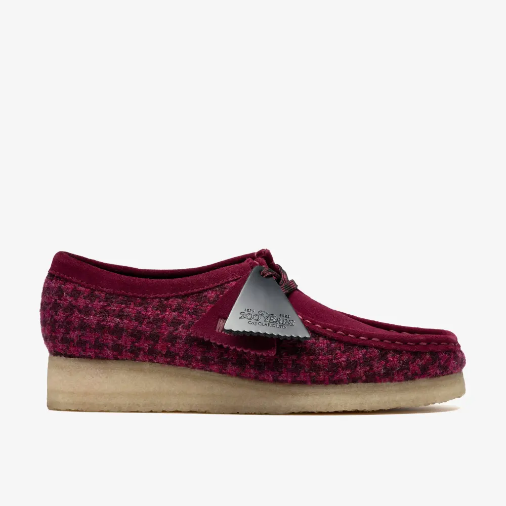 Damen-Wallabees aus lila Tweed online