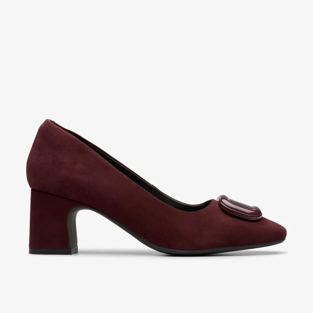 Fernie Trim Merlot Wildleder-Pumps für Damen online