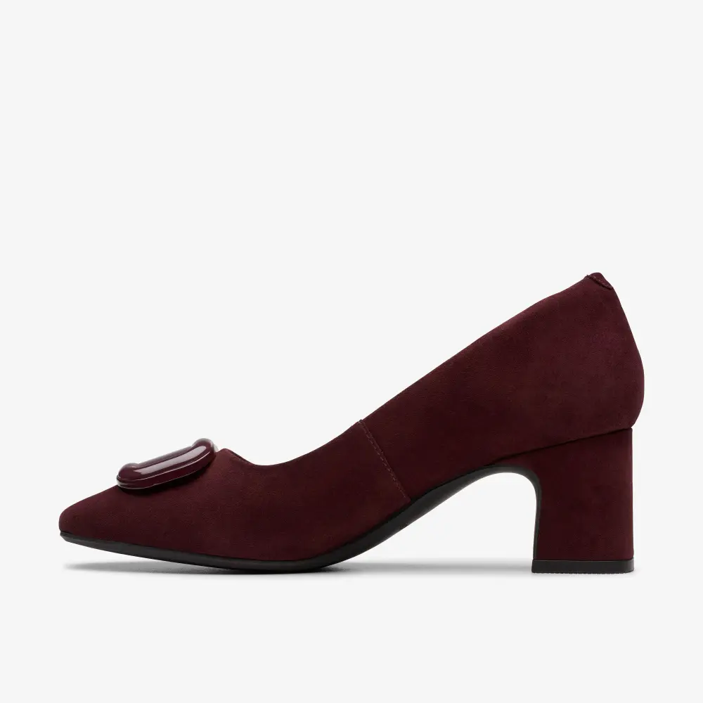 Fernie Trim Merlot Wildleder-Pumps für Damen online