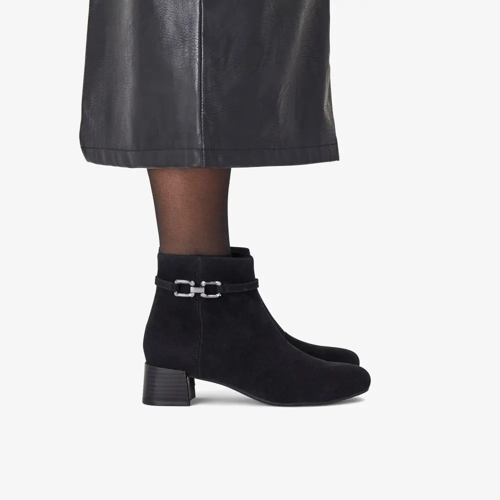 Iridessa Air Damen-Ankle-Boots aus schwarzem Wildleder online