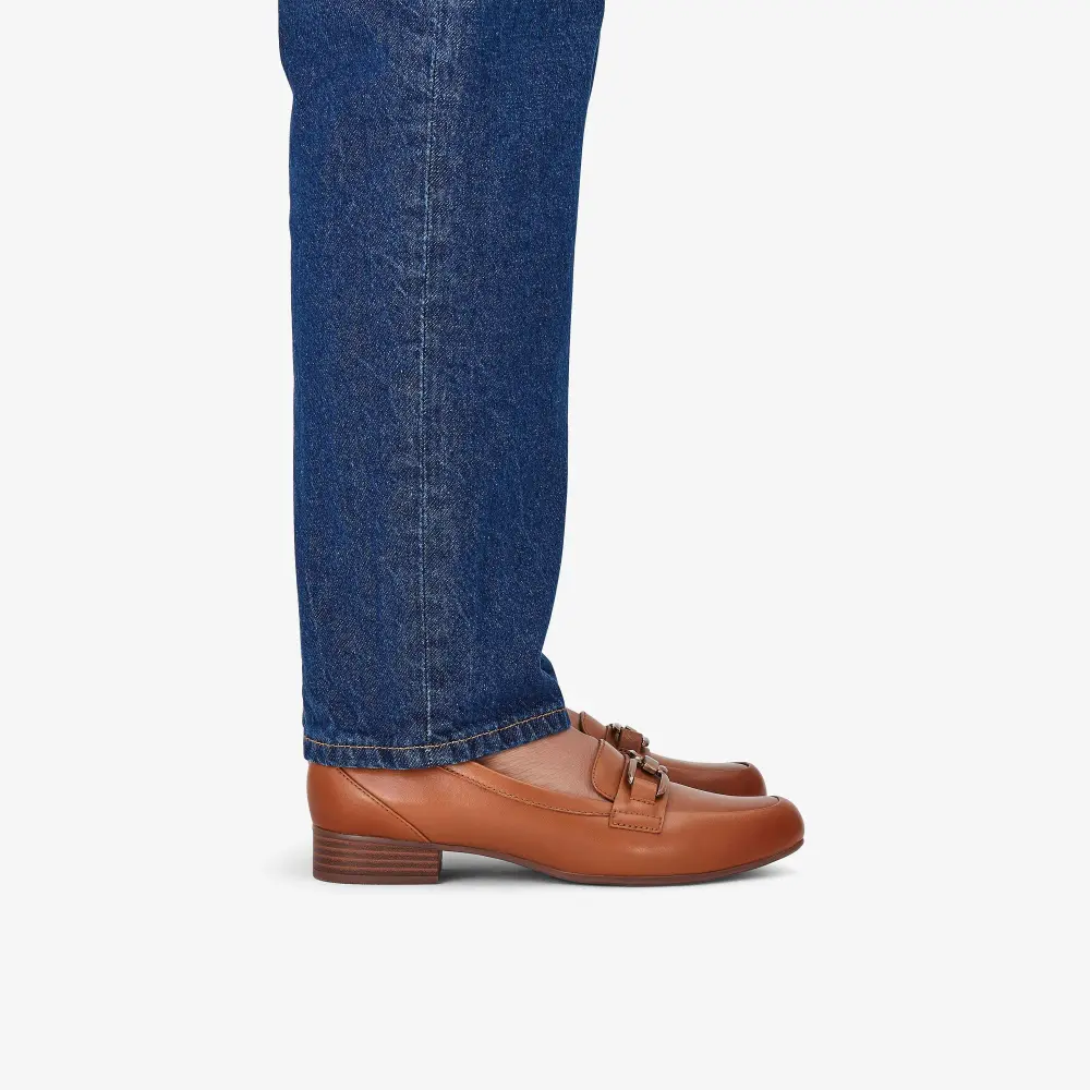 Juliet Echo Damen-Loafer aus hellbraunem Leder online