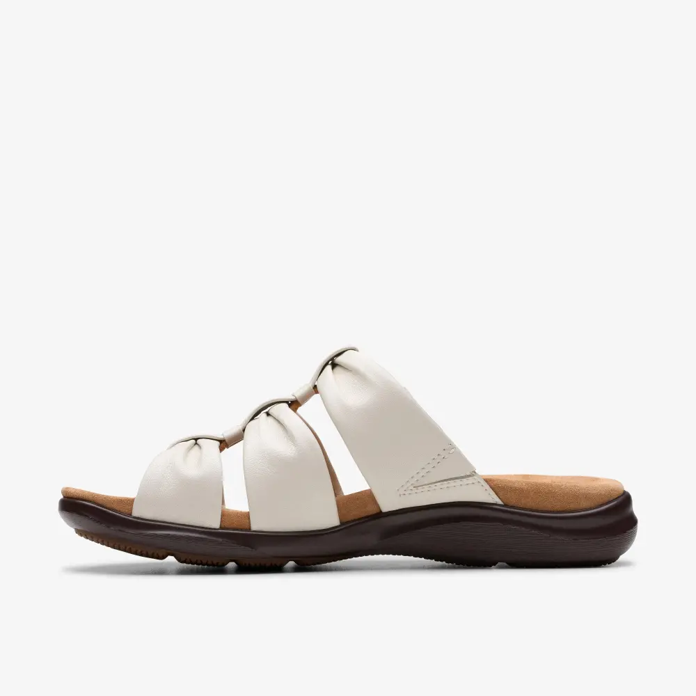 Kitly Slide Damen-Sandalen aus cremefarbenem Leder online