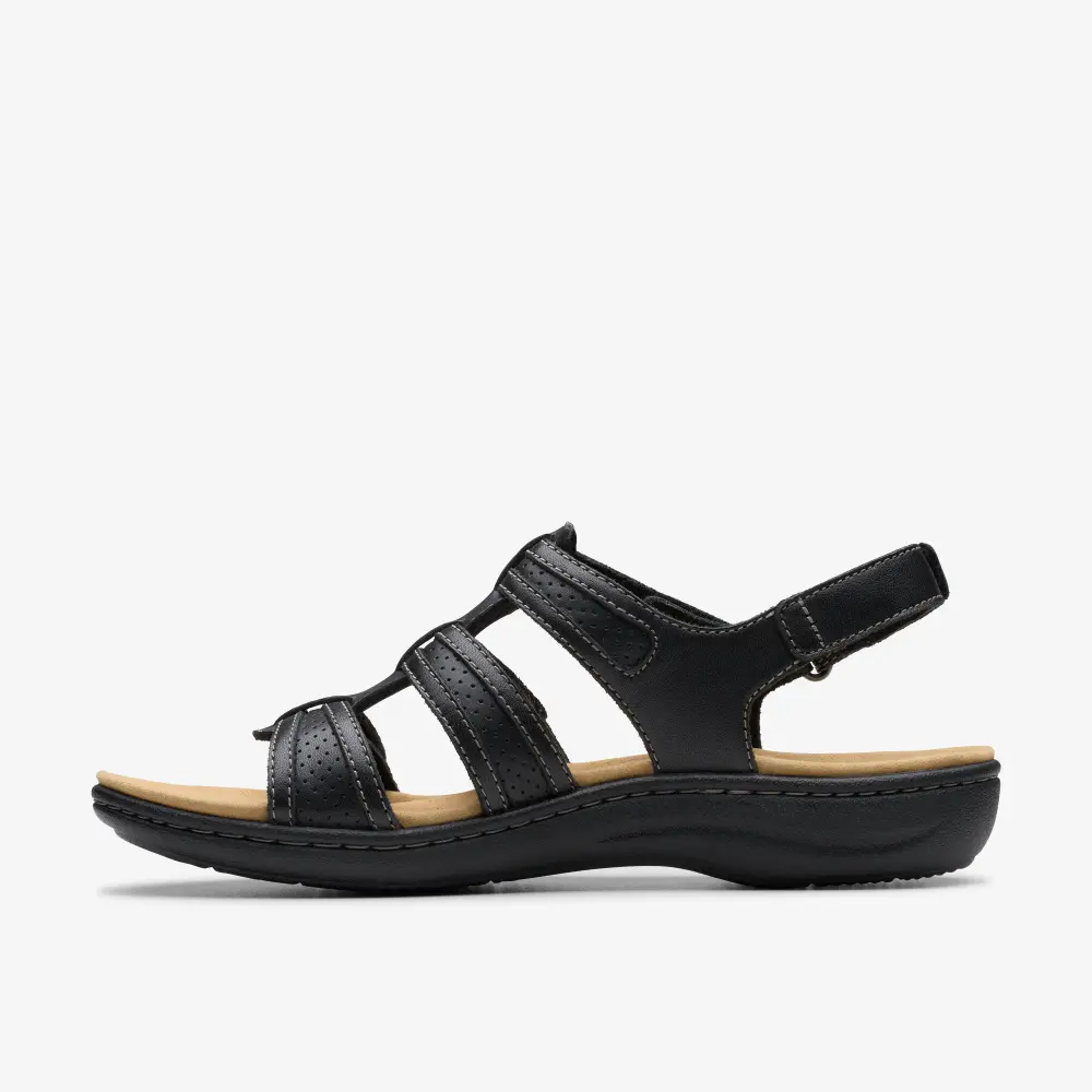 Laurieann Ivy Damen-Sandalen aus schwarzem Leder online