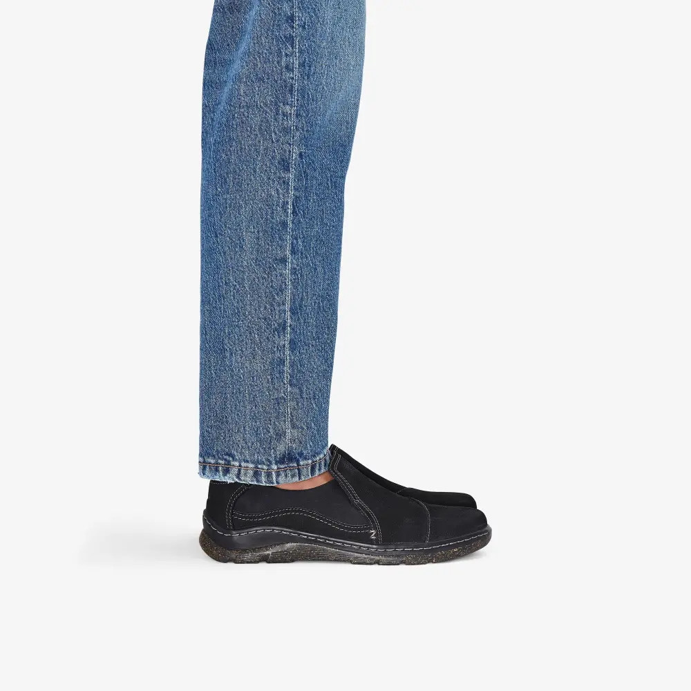 Orlene Damen-Slipper aus schwarzem Leder online