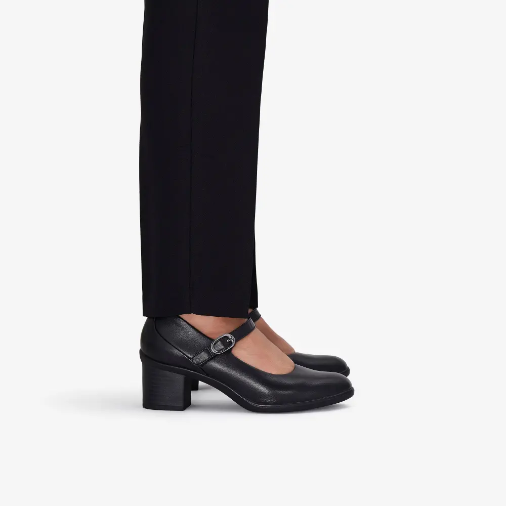 Shaya Jane Mary Janes für Damen, schwarze Lederschuhe online