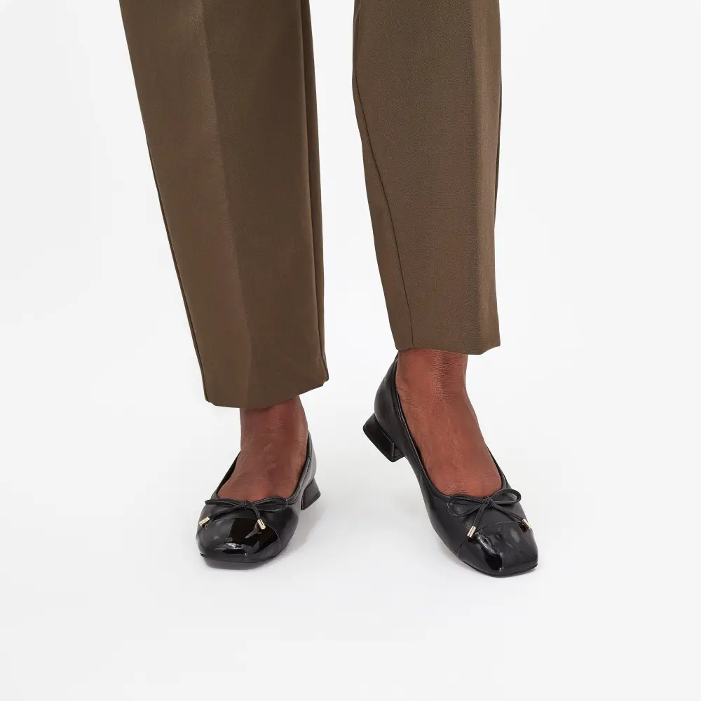 Ubree15 Poppy Ballerinas für Damen, schwarz, Lederkombination, Clarks online