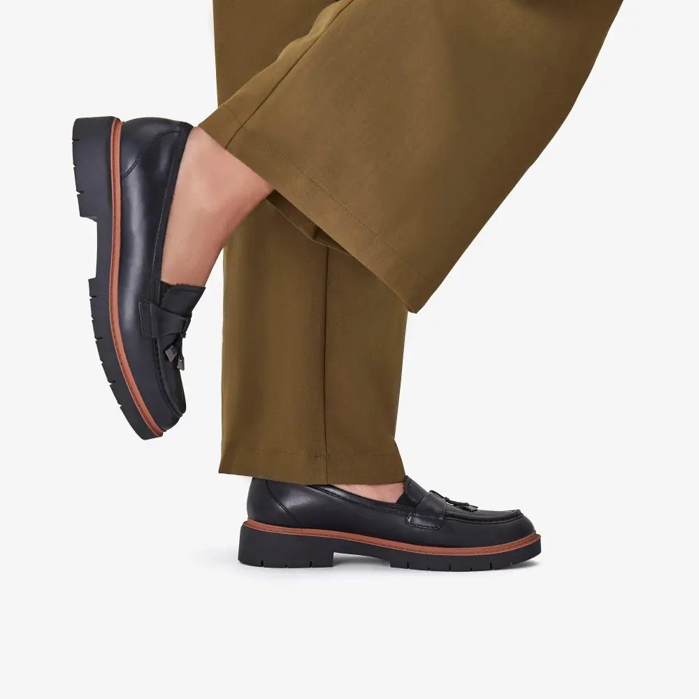 Westlynn Bella Damen-Loafer aus schwarzem Leder online